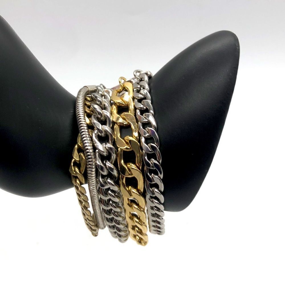 Jenny Bird Multi Mixed Chain Bracelet
